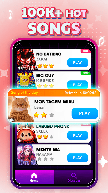 Magic Cat Piano: Music Tiles screenshot 1