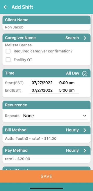 WellSky Personal Care screenshot 1