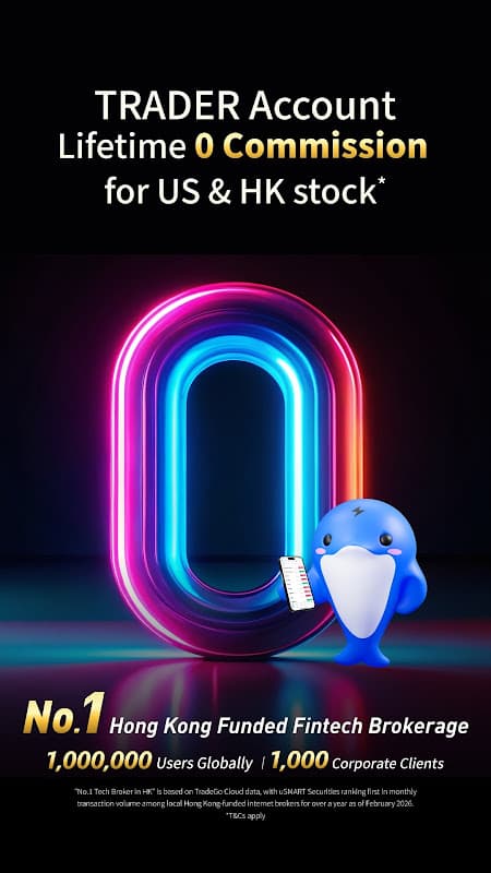 uSMART HK: Leading Tech Broker screenshot 1