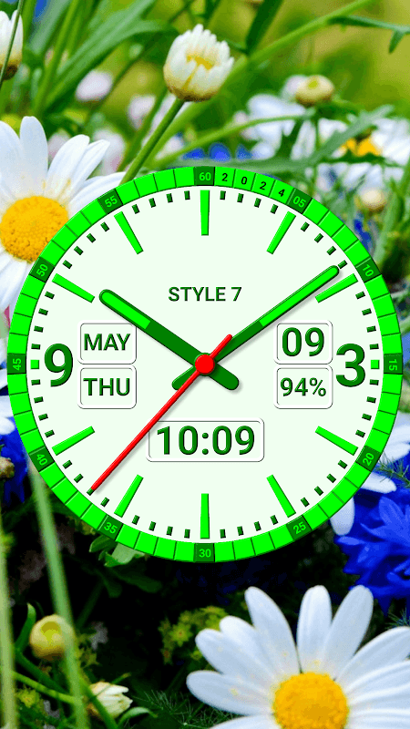 Kit Analog Clock Live Wallpaper-7 screenshot 6