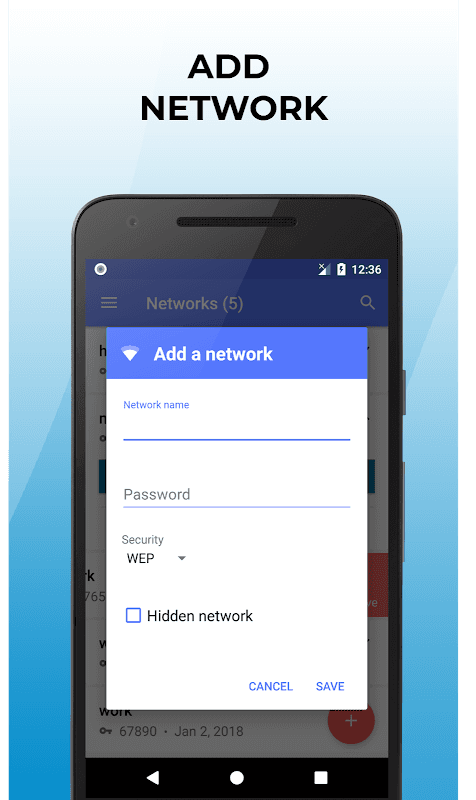 Wi-Fi password manager screenshot 2