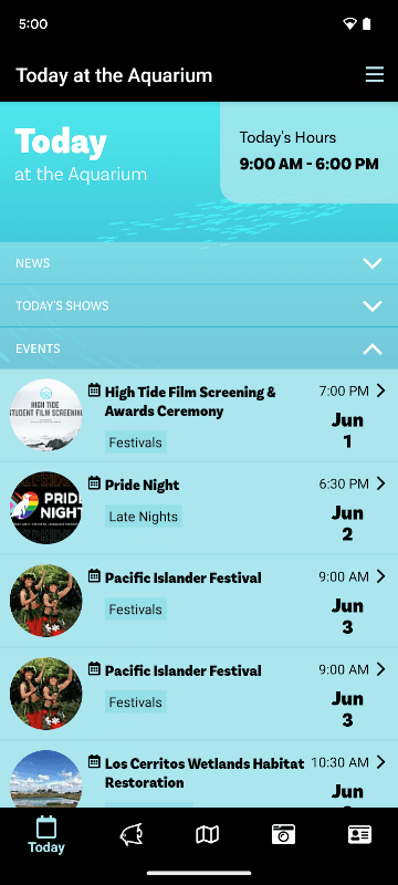 Aquarium Visitor Guide screenshot 1