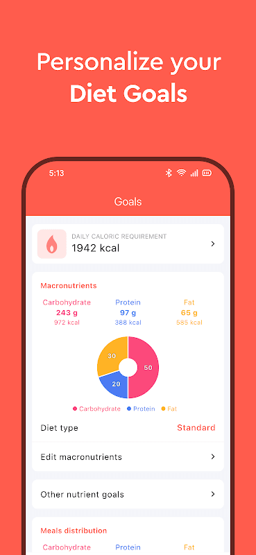 Macros - Calorie Counter screenshot 2