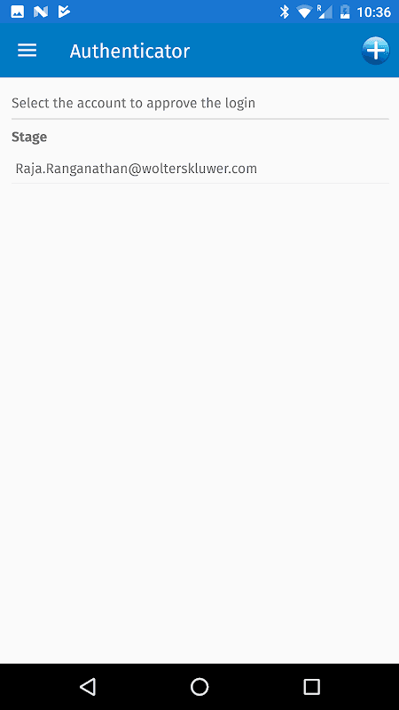 Wolters Kluwer Authenticator screenshot 2