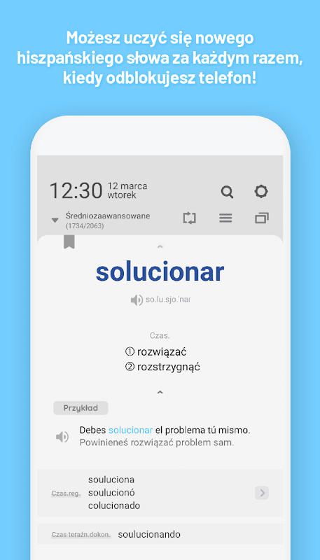 WordBit Hiszpański (Alarm) screenshot 2