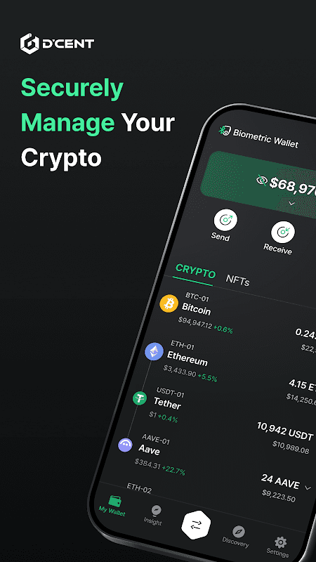 D’CENT Wallet - Secure Crypto screenshot 1