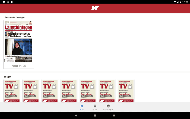 LT Östersund e-tidning screenshot 6
