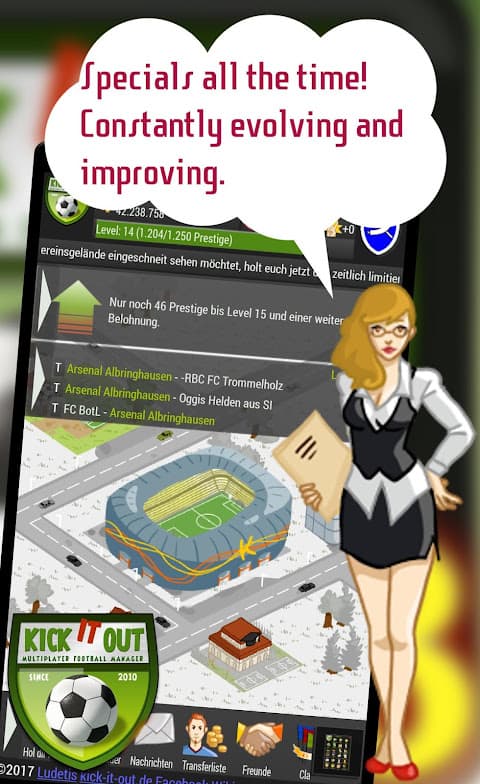 Kick it out Football Manager screenshot 3