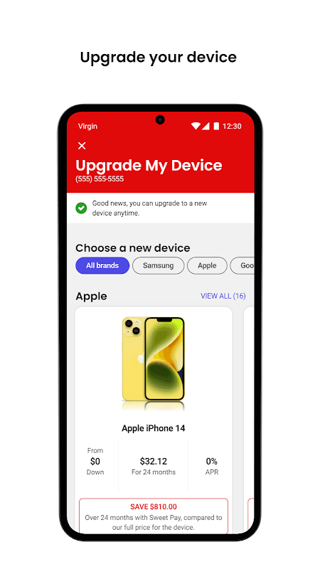 Virgin Plus My Account screenshot 4