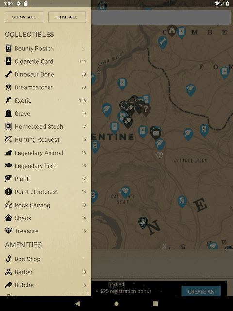MapGenie: RDR2 screenshot 6