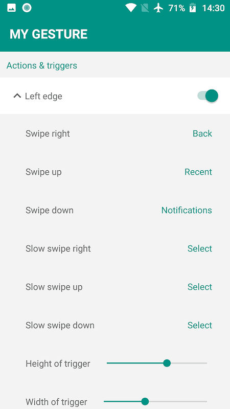 My Gesture Navigation gestures screenshot 3