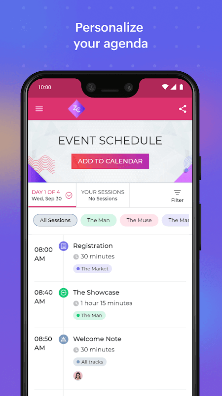 Zoho Backstage for Attendees screenshot 4