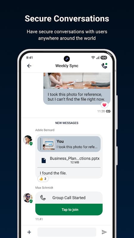 SecuSUITE® screenshot 1