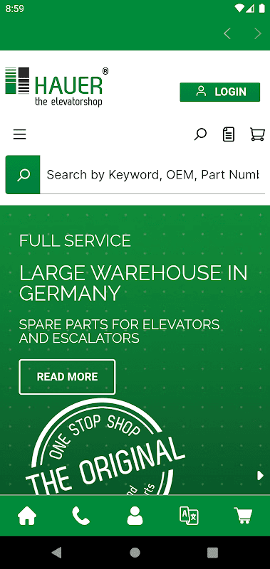 The Elevatorshop App screenshot 1