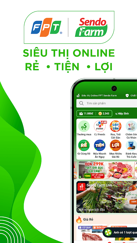 Sendo Farm - Siêu thị online screenshot 1