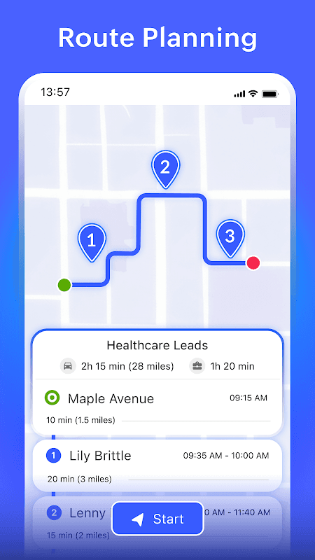 RouteIQ for Zoho CRM screenshot 2