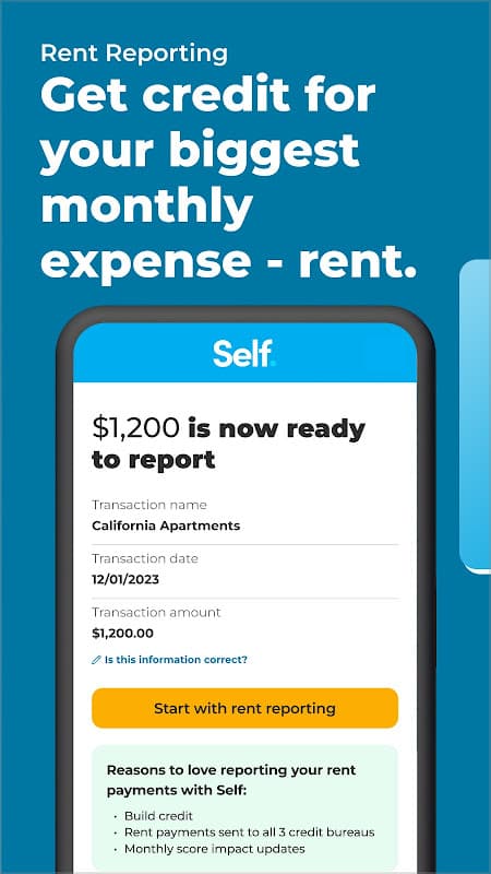 Self – Credit Builder & Cash screenshot 5