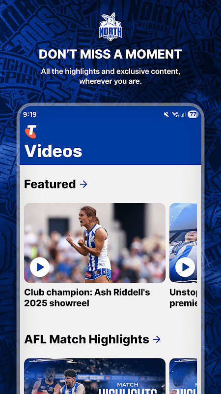 North Melbourne Official App screenshot 2
