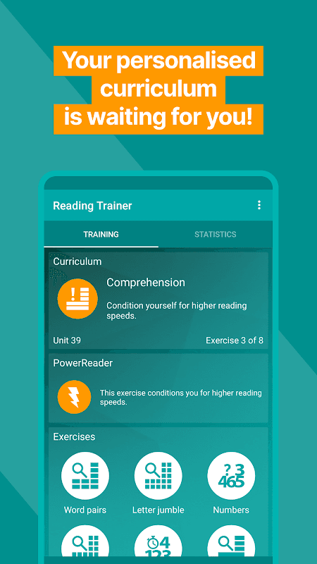 Reading Trainer: Speed Reading screenshot 5