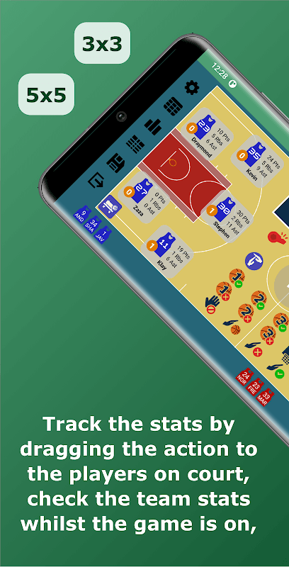 Basketball Stats Assistant screenshot 1