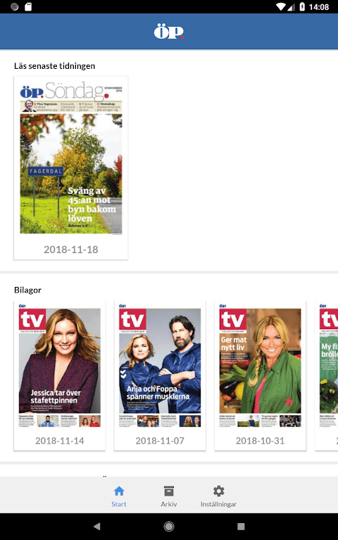 Östersunds-Posten e-tidning screenshot 3