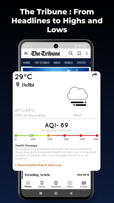 The Tribune, Chandigarh, India screenshot 5