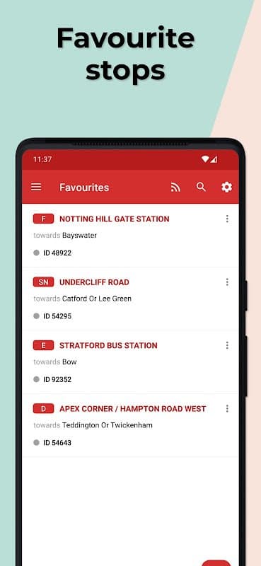 London Bus Times: Live TfL screenshot 5