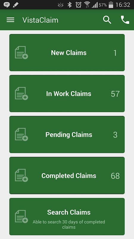 VistaClaim screenshot 1
