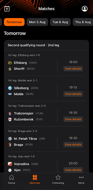 UEFA Europa League screenshot 3