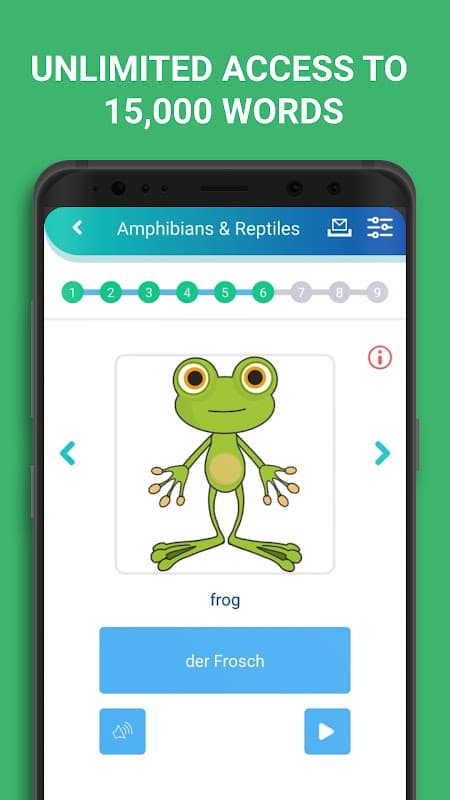 Learn German Vocabulary Online screenshot 2