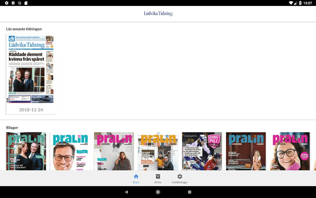 Nya Ludvika Tidning e-tidning screenshot 6