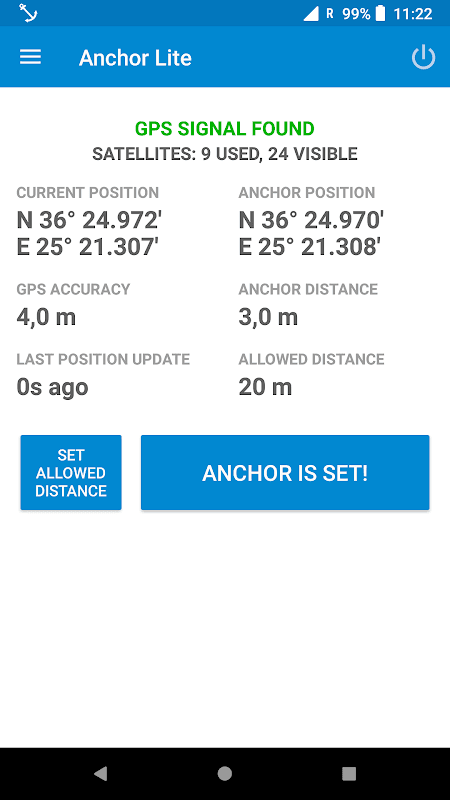 Anchor Watch / Alarm screenshot 2