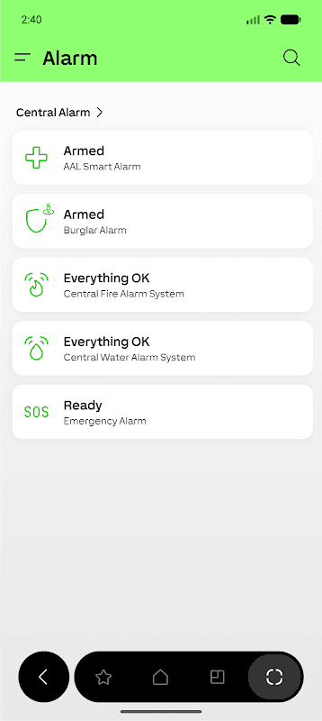 Loxone screenshot 6