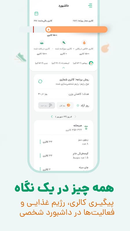 کرفس - کالری شمار و رژیم غذایی screenshot 6