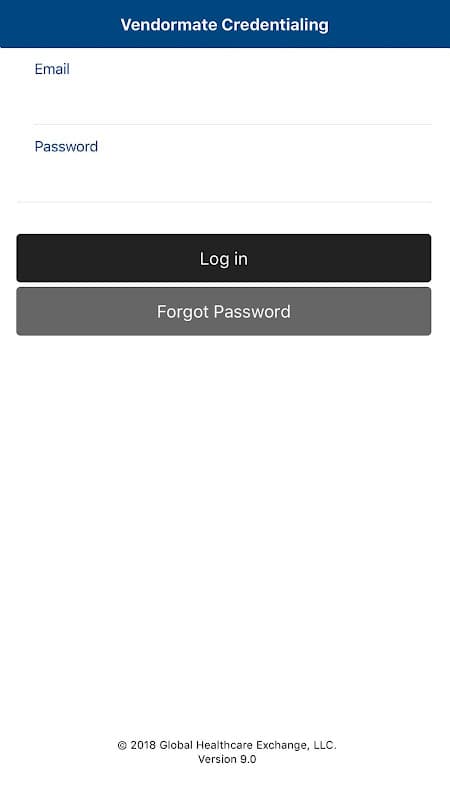 Vendormate Credentialing screenshot 1