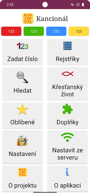 Kancionál screenshot 1