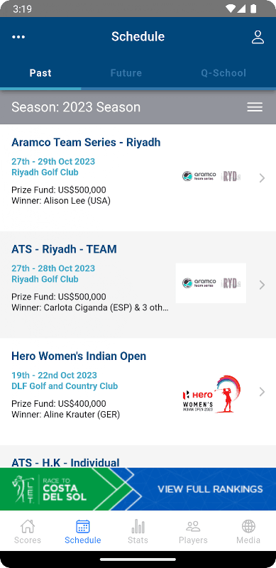 Ladies European Tour screenshot 2