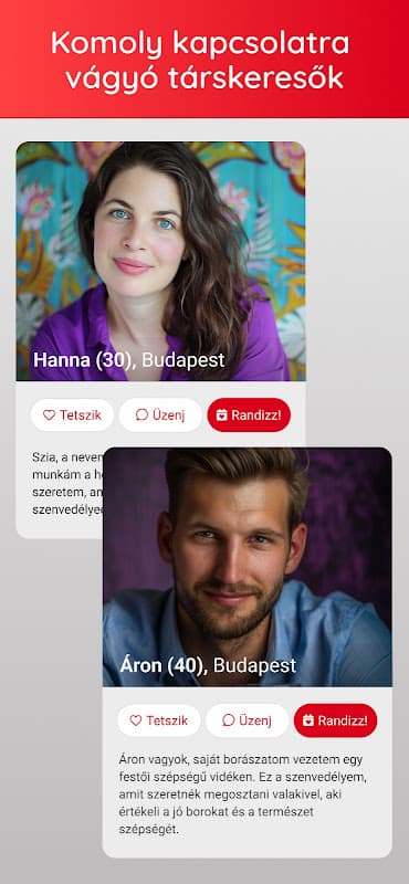Randivonal társkereső screenshot 2