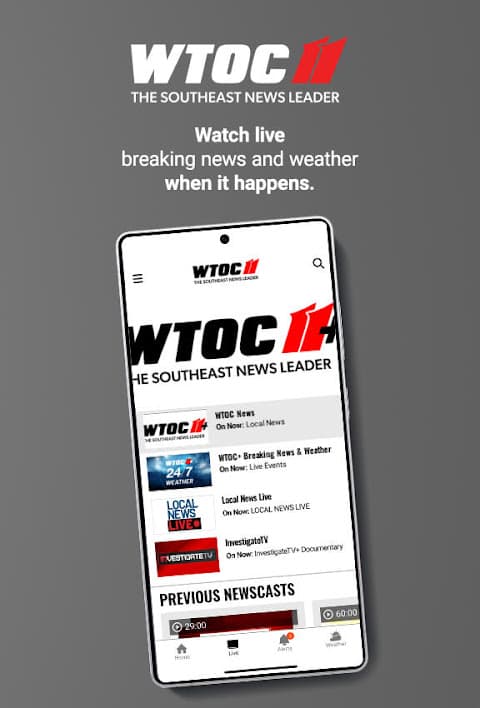 WTOC 11 News screenshot 2