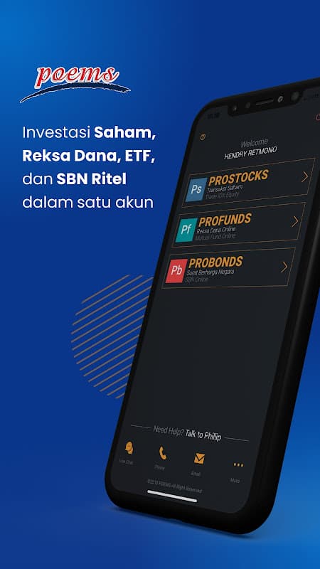 POEMS ID - Saham & Reksa Dana screenshot 1