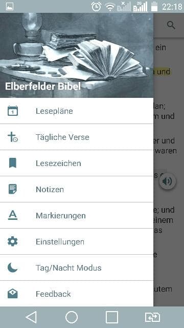 Elberfelder Bibel screenshot 1