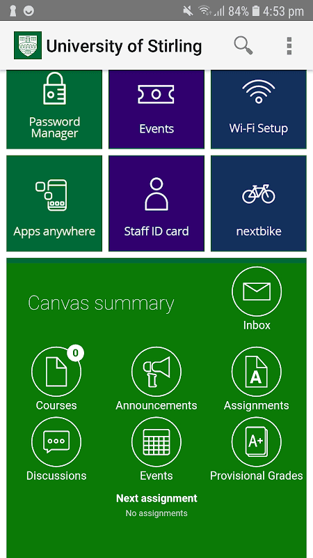 University of Stirling screenshot 1