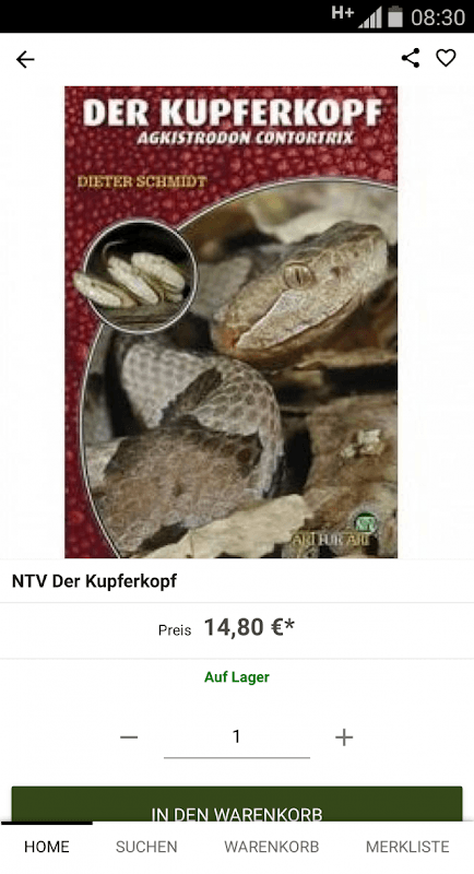 Terraristikshop screenshot 3