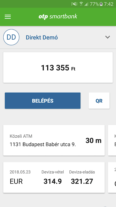 OTP SmartBank screenshot 1