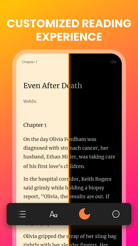 Webfic - Fantastic Reading screenshot 5