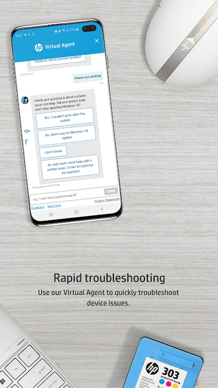 HP Support Assistant screenshot 2