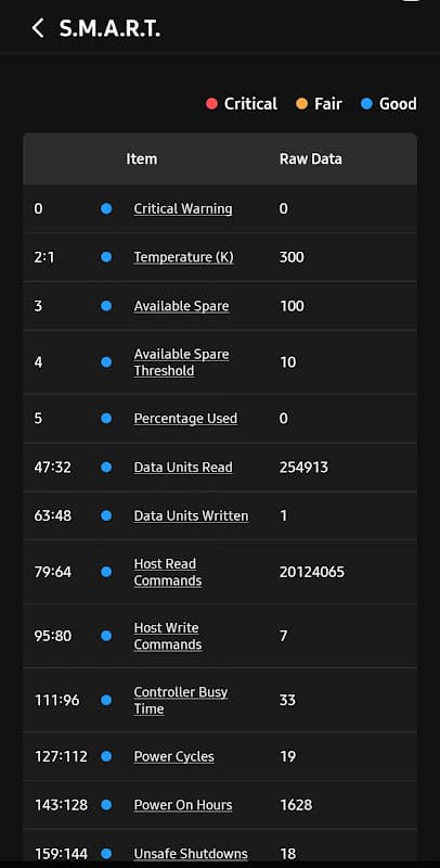 Samsung Magician screenshot 2