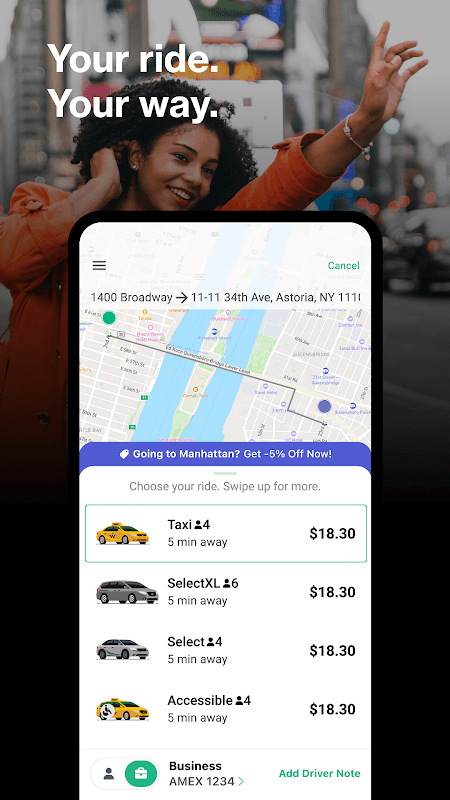 Curb - Request & Pay for Taxis screenshot 1