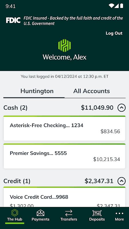 Huntington Mobile screenshot 1