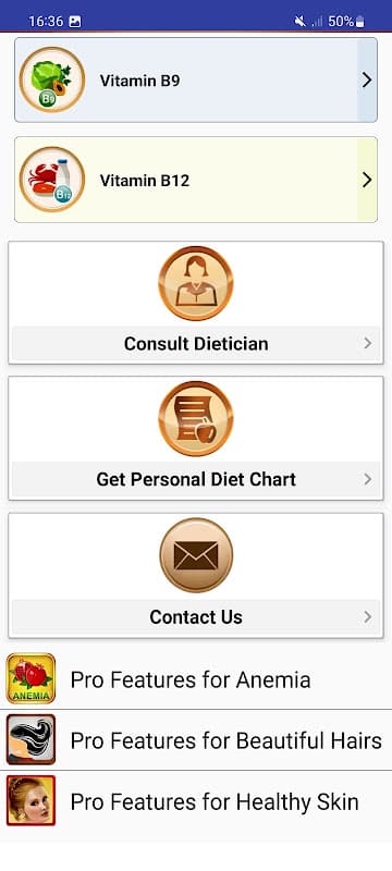 Vitamin rich Foods & Diets screenshot 2